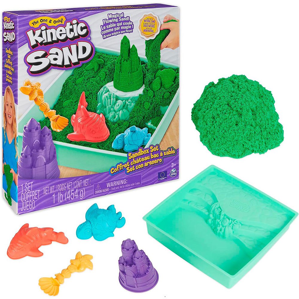 Фото - Творчість і рукоділля Spin Master Sandbox Set Kinetic Sand Wielokolorowy 4886067479 