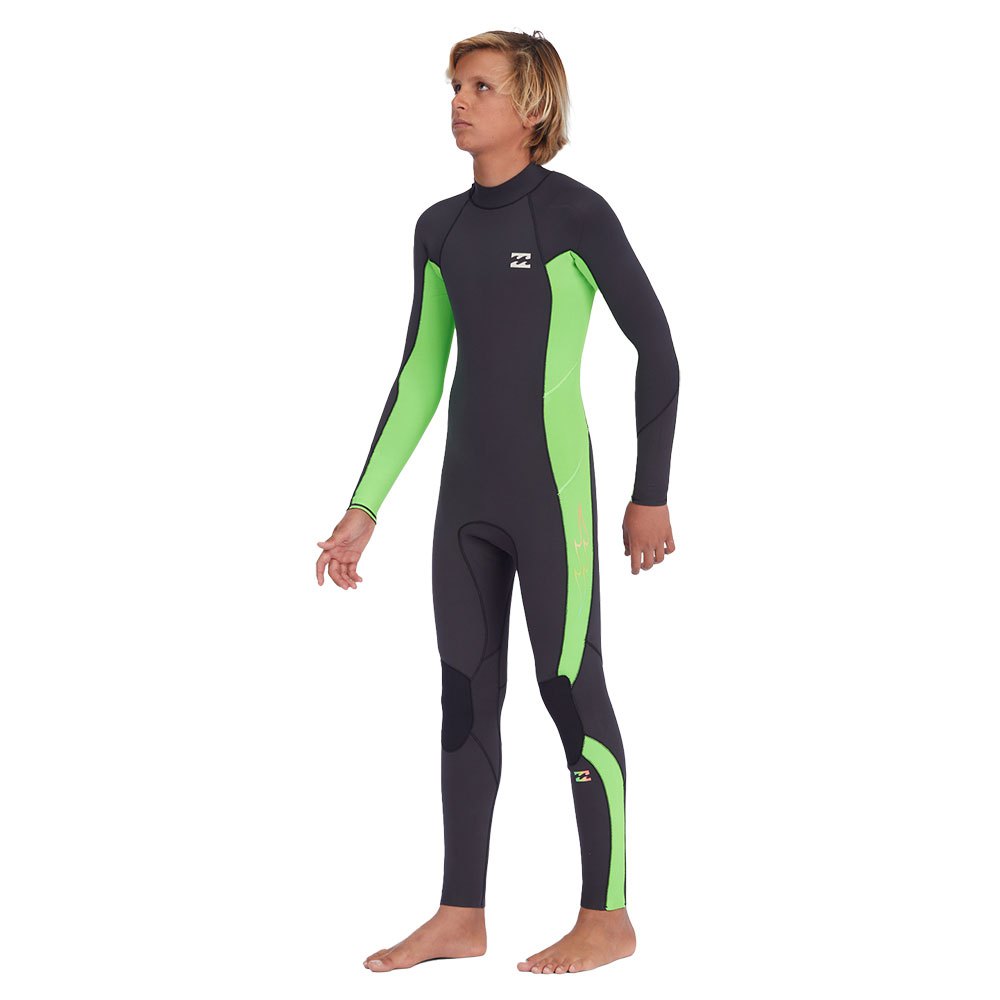 Zdjęcia - Surfing & Wakeboarding Billabong 302 Absolute Gb Long Sleeve Back Zip Neoprene Suit Czarny 10 Yea 
