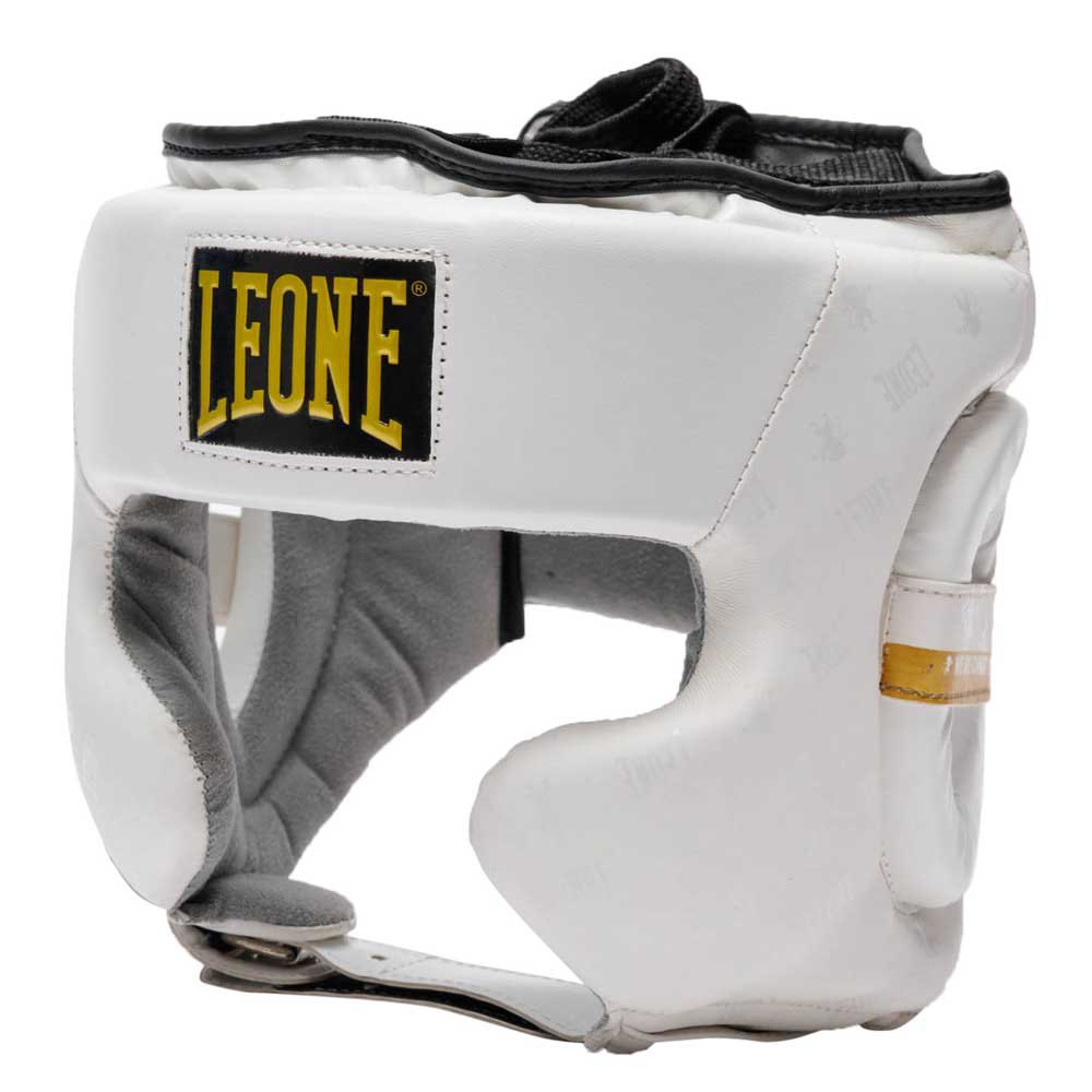 Фото - Захист для єдиноборств Leone1947 Dna Head Gear With Cheek Protector Biały L CS445/04/L