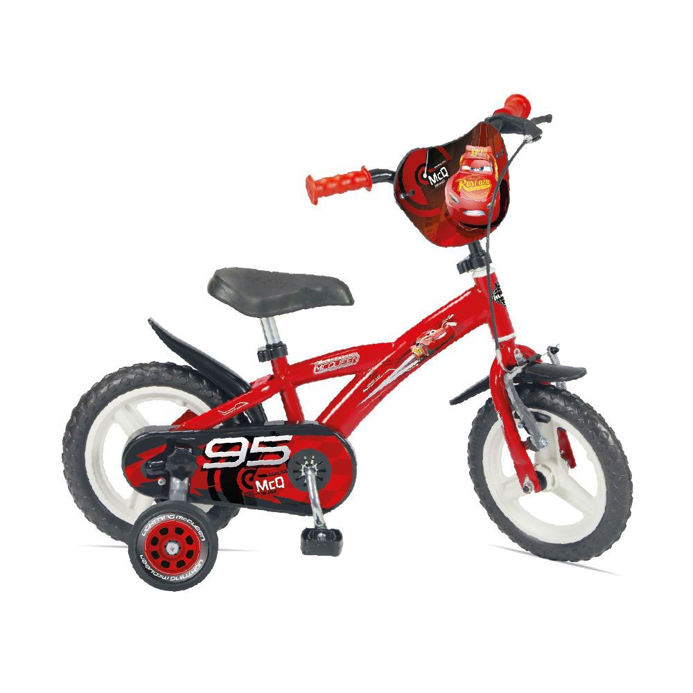 Фото - Велосипед Disney Cars 12´´ Bike Czerwony Chłopiec 