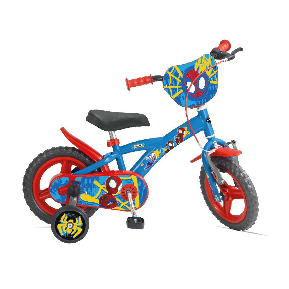 Фото - Дитячий велосипед Huffy Disney Spiderman 12´´ Bike Niebieski Chłopiec 
