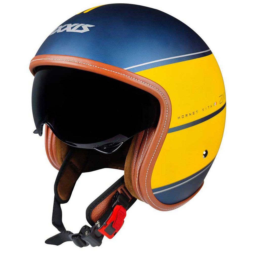 Zdjęcia - Kask motocyklowy Axxis Of507sv Hornet Sv Vita Open Face Helmet Wielokolorowy M 42498862335 