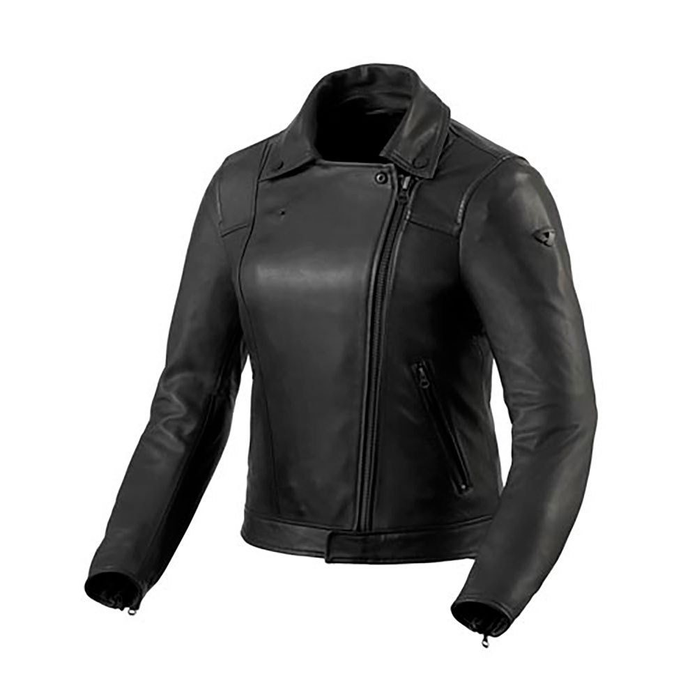 Zdjęcia - Odzież motocyklowa Revit Liv Leather Jacket Czarny 34 Kobieta FJL1330010-L34 