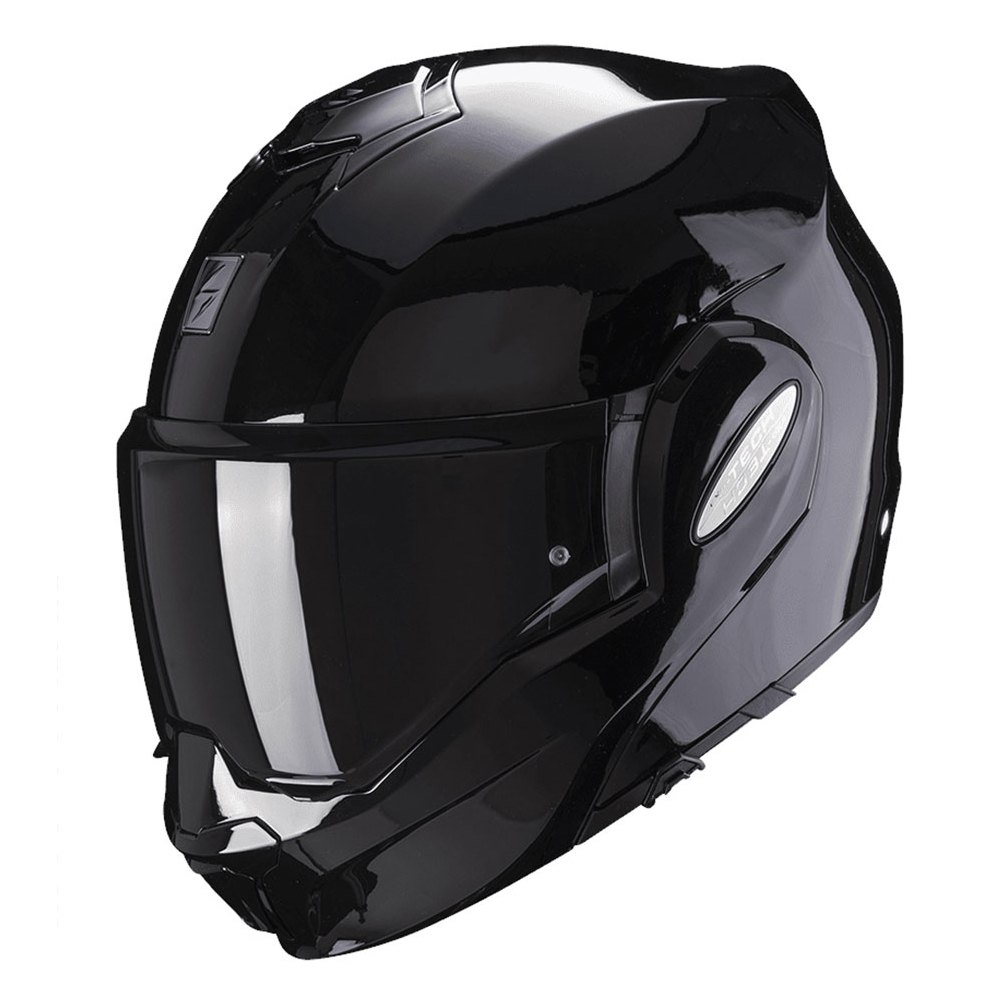 Фото - Мотошолом Scorpion Exo-tech Evo Solid Modular Helmet Czarny 2XL 118-100-03-07 