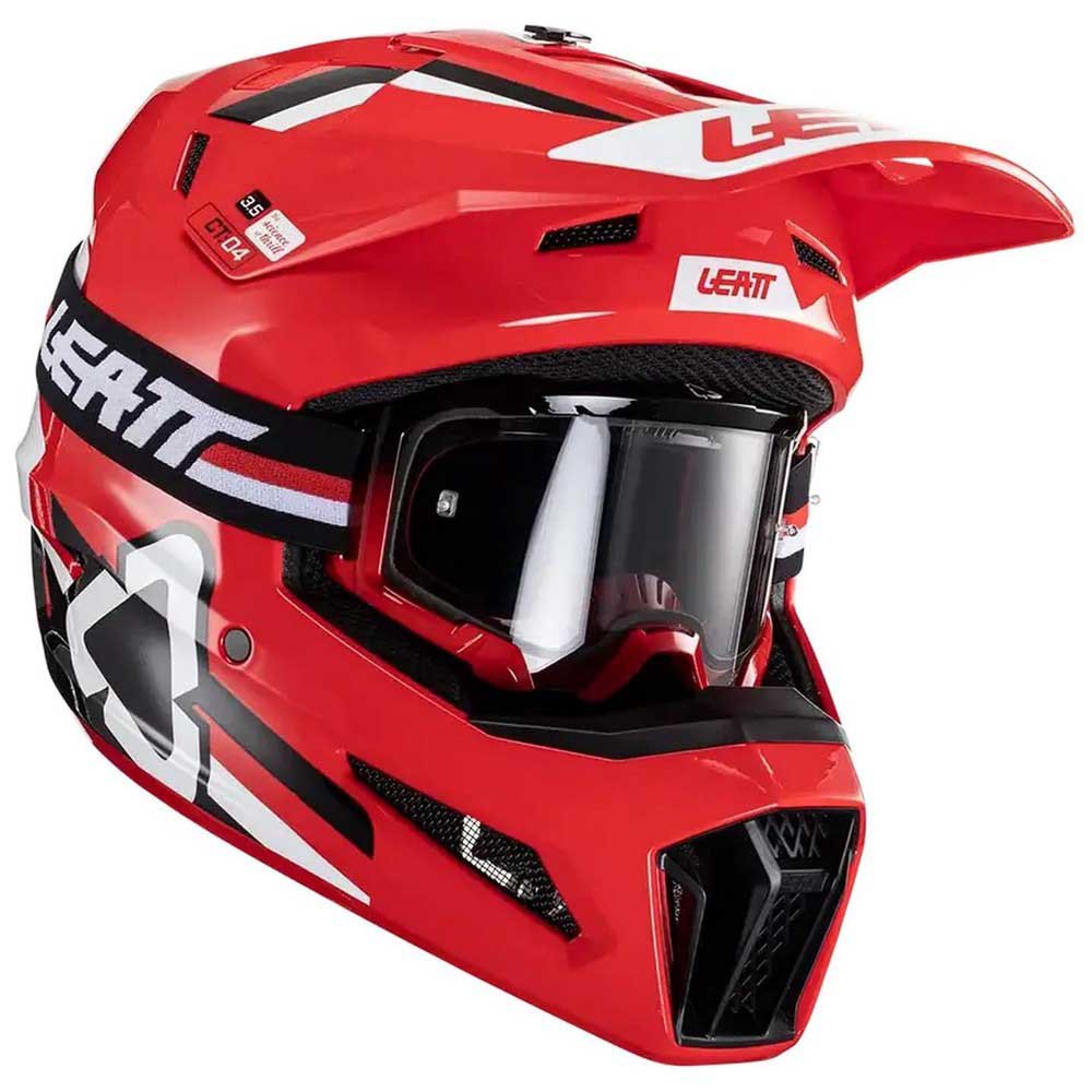 Фото - Мотошолом Leatt Helmet Kit Moto 3.5 Czerwony M LB1024060442 