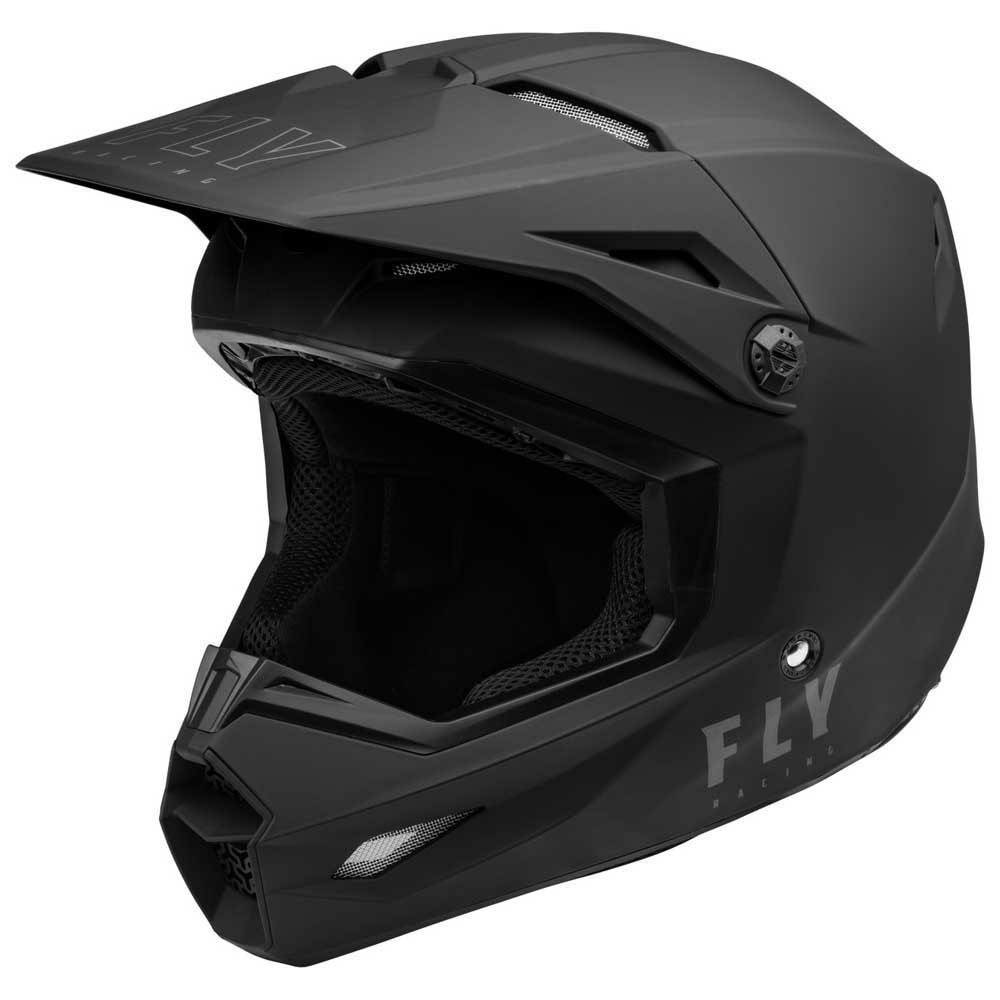 Zdjęcia - Kask motocyklowy FLY Racing Kinetic Solid Junior Off-road Helmet Czarny M E73-3471YM 