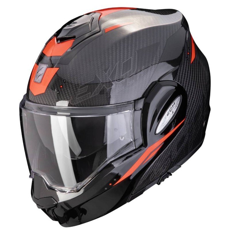 Фото - Мотошолом Scorpion Exo-tech Evo Carbon Rover Convertible Helmet Czarny M 118-433-24 