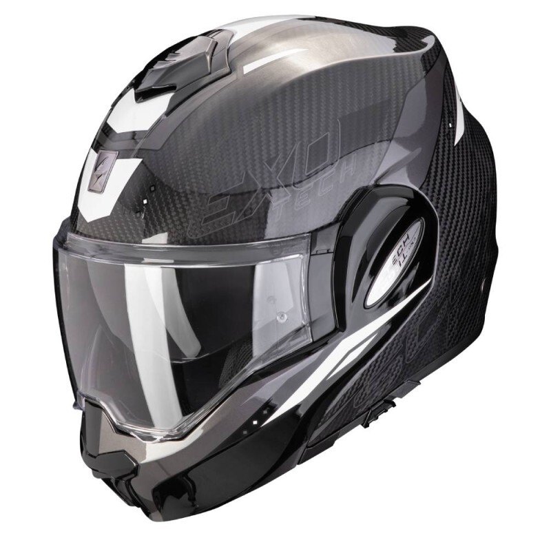 Фото - Мотошолом Scorpion Exo-tech Evo Carbon Rover Convertible Helmet Czarny L 118-433-55 