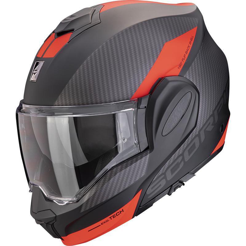 Фото - Мотошолом Scorpion Exo-tech Evo Team Convertible Helmet Czarny 2XL 118-457-262-07 
