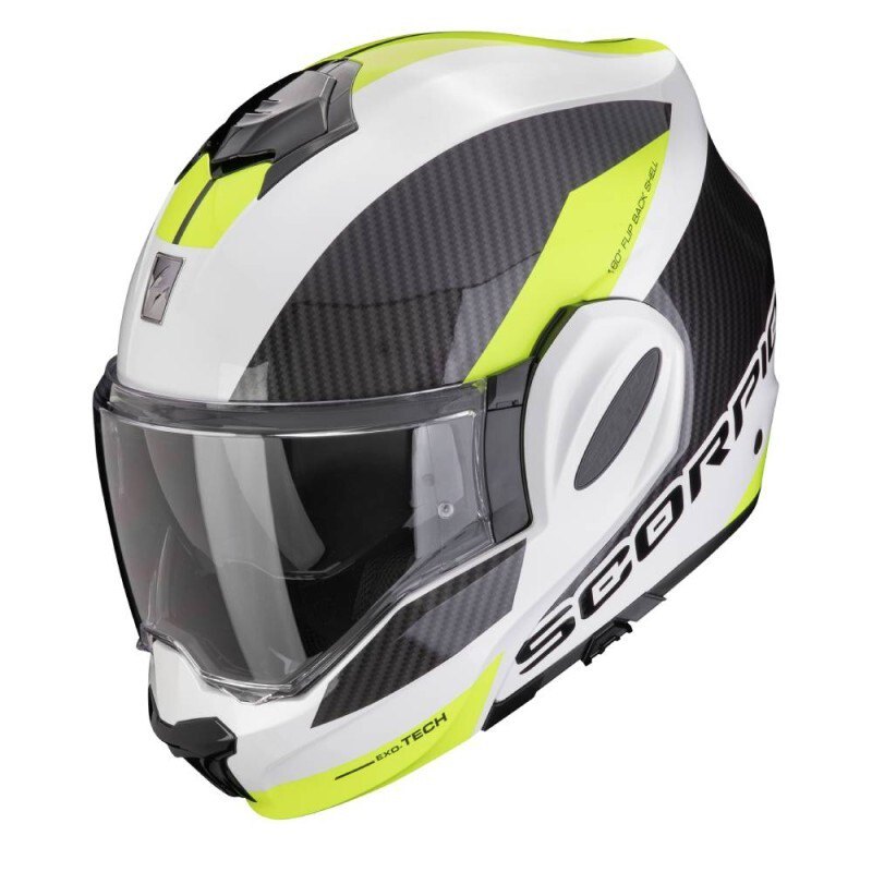 Фото - Мотошолом Scorpion Exo-tech Evo Team Convertible Helmet Biały 2XL 118-457-338-07 