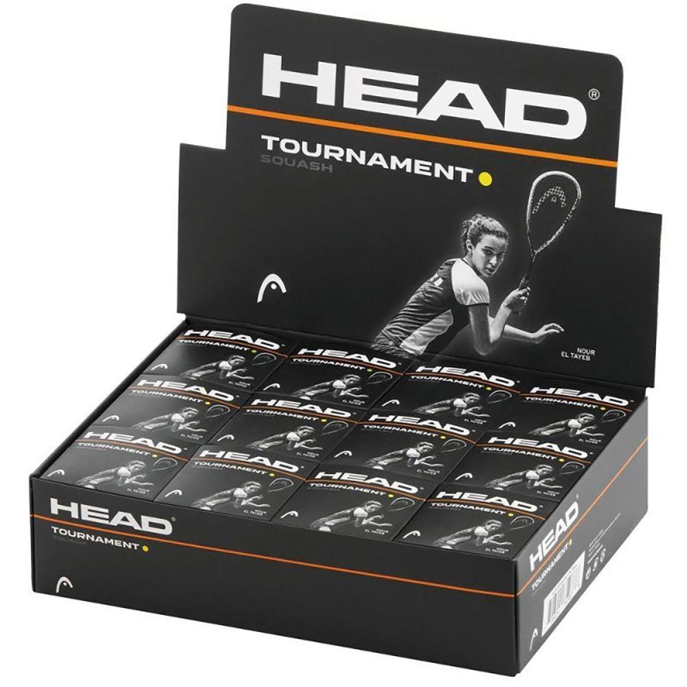 Zdjęcia - Piłka do tenisa i squasha Head Tournament Squash Balls Box Czarny 12 Balls HDS591 