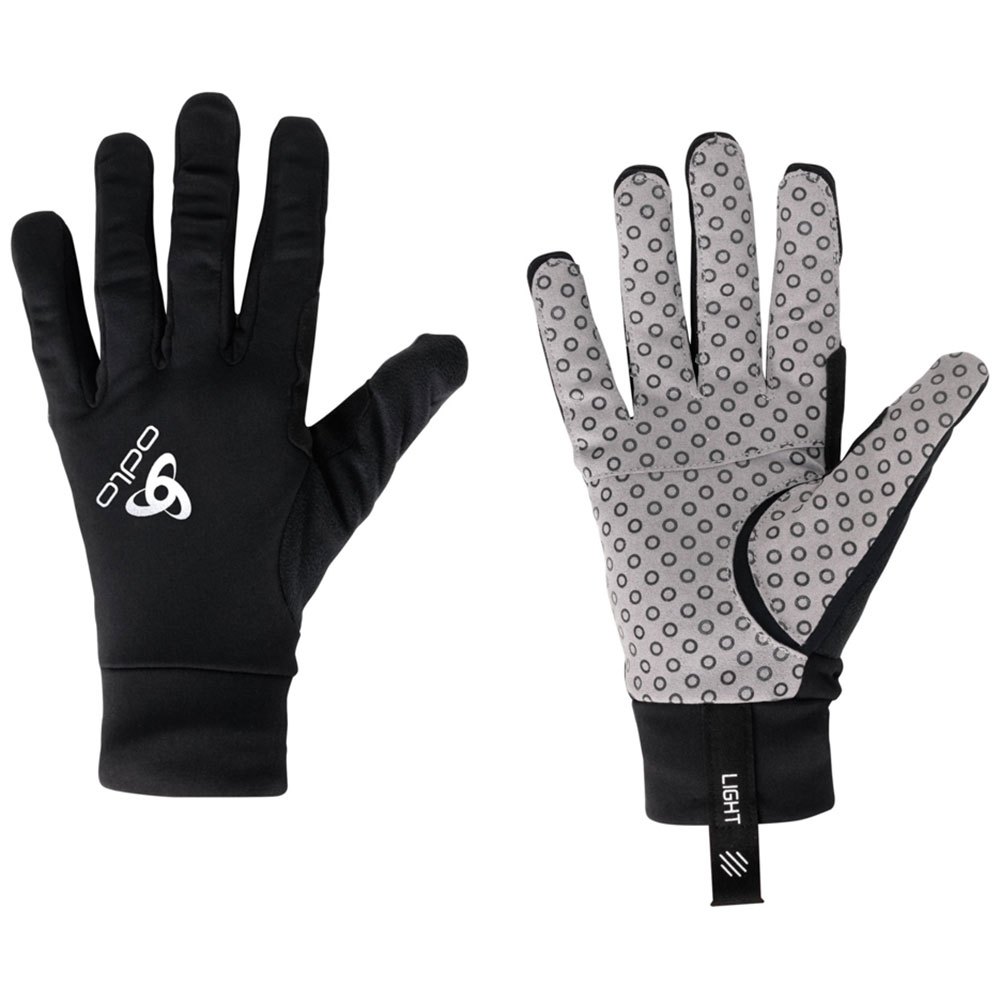 Zdjęcia - Rękawiczki ODLO Aeolus Light Gloves Czarny XS Mężczyzna 765750-15000-XS 