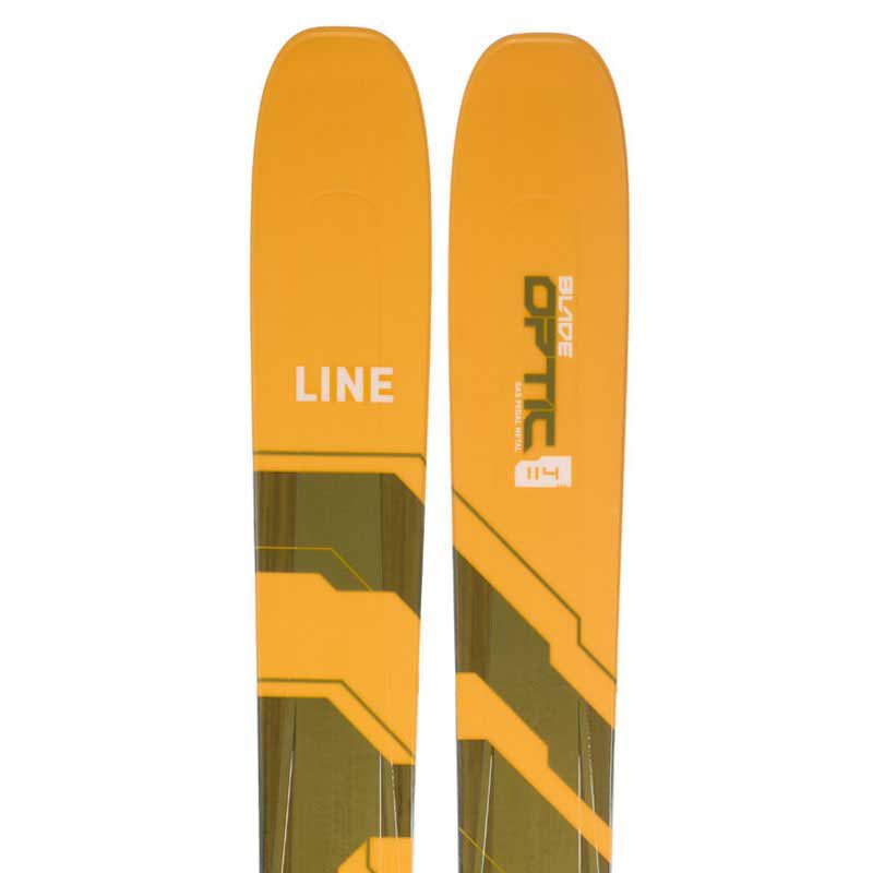 Zdjęcia - Narty LINE Blade Optic 114 Alpine Skis Żółty 192 19H0005.101.1.192 