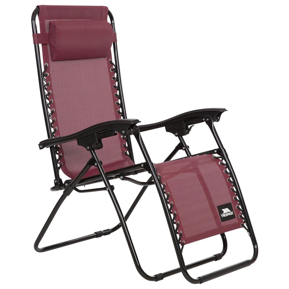 Фото - Туристичні меблі Trespass Glenesk Reclining Chair Czerwony 