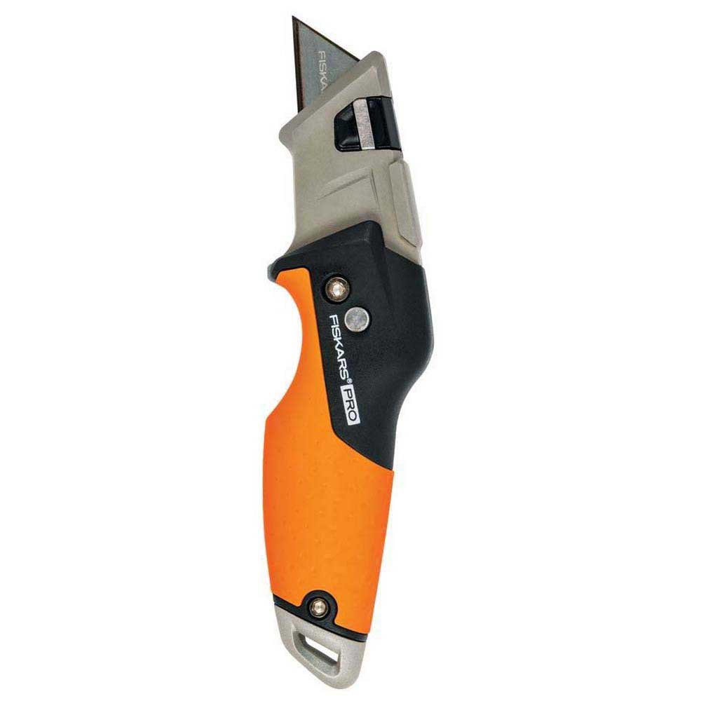 Zdjęcia - Nóż / multitool Fiskars Carbonmax Folding Utility Knife Posrebrzany 