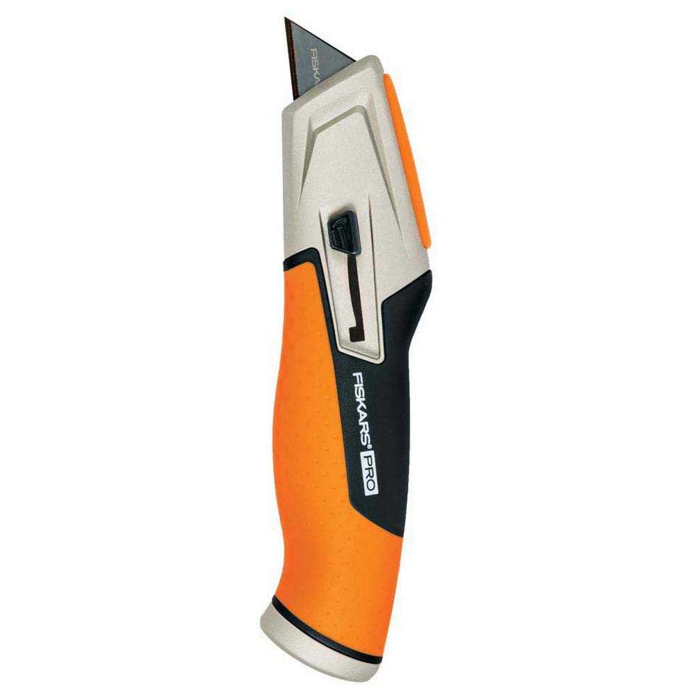 Zdjęcia - Nóż / multitool Fiskars Carbonmax Retractable Utility Knife Pomarańczowy 