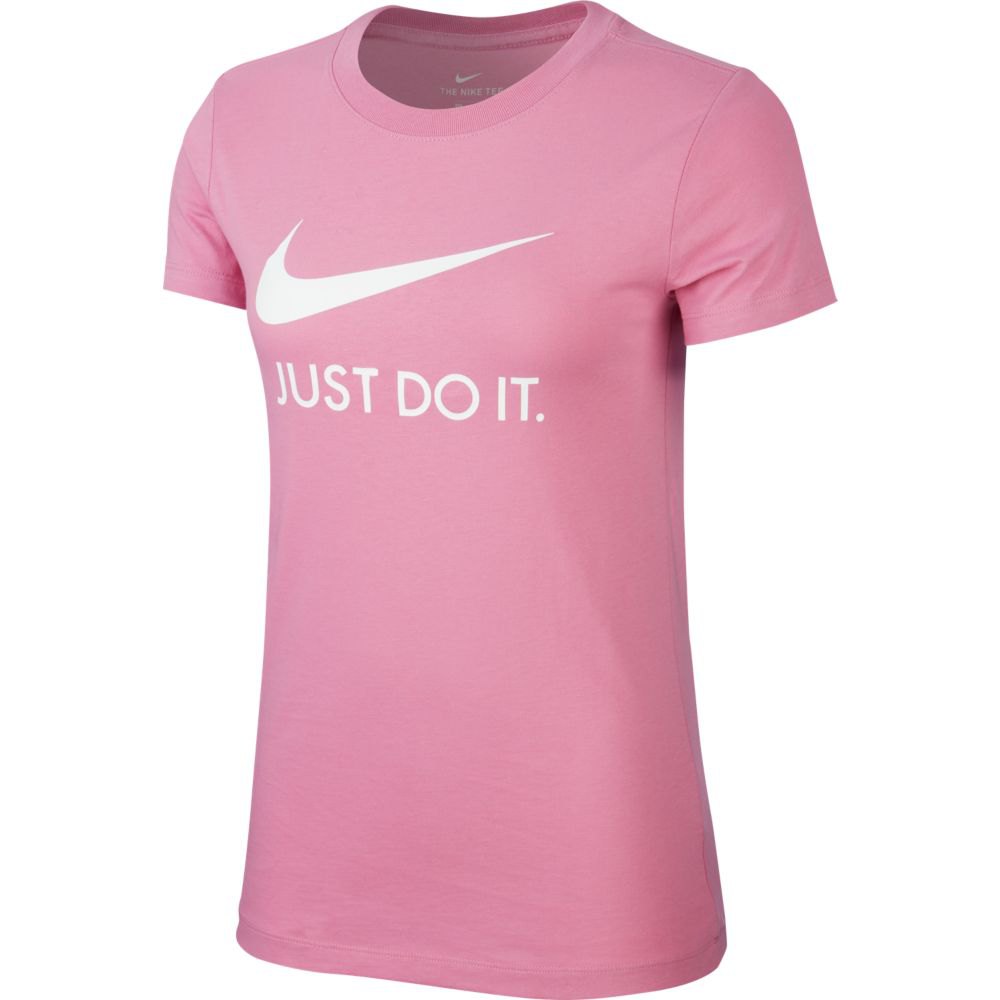 Nike Sportswear Just Do It Slim Short Sleeve T-shirt Rosa M Kvinde