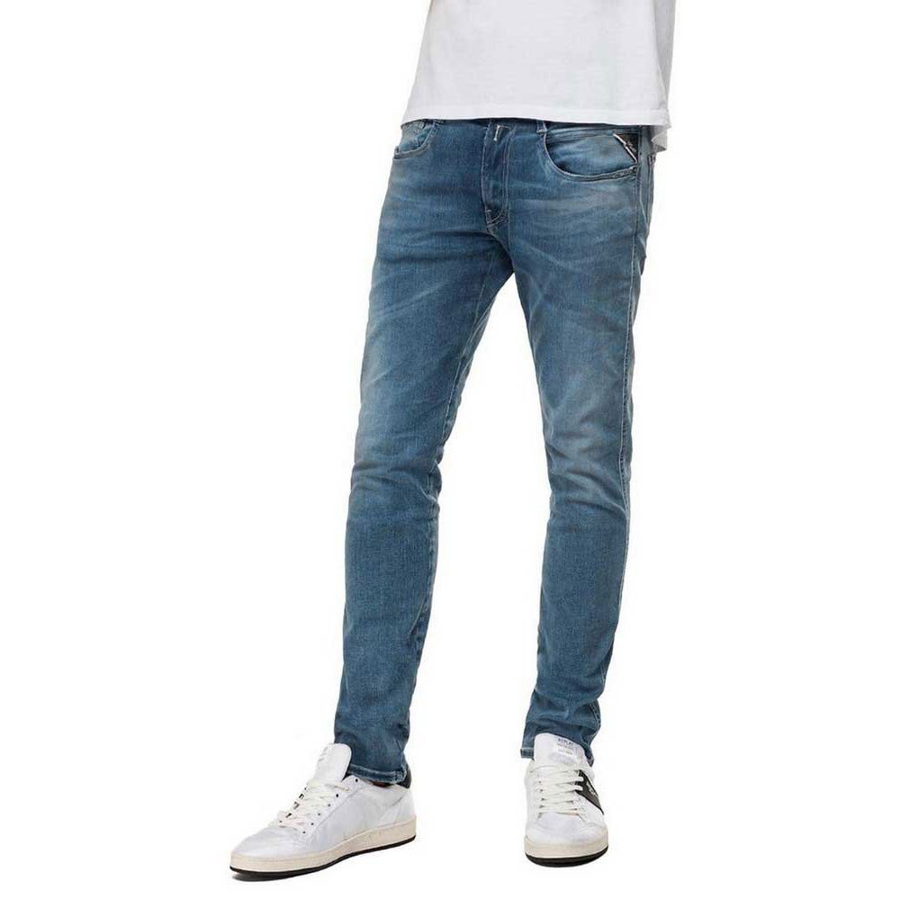 Replay M914y Anbass Jeans Blå 28 / 34 Mand