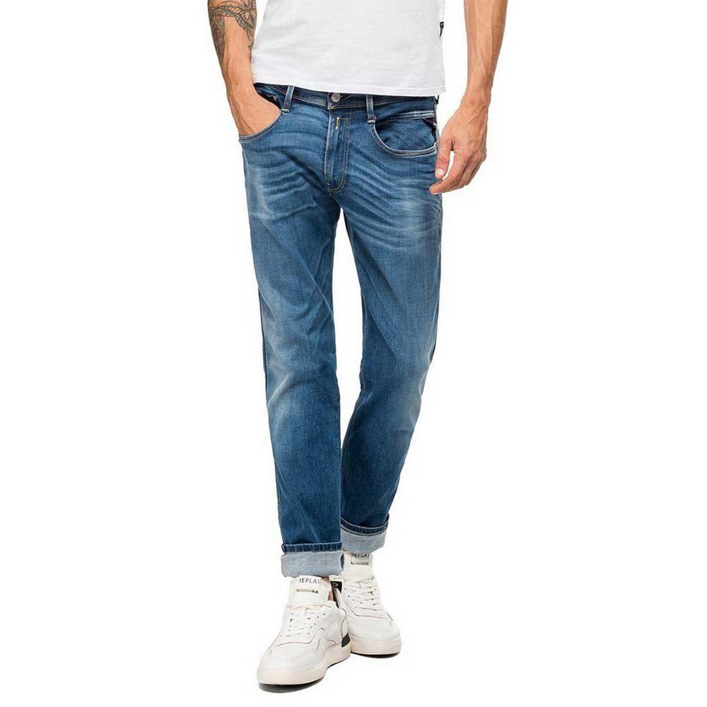 Replay M914y Anbass Jeans Blå 29 / 34 Mand
