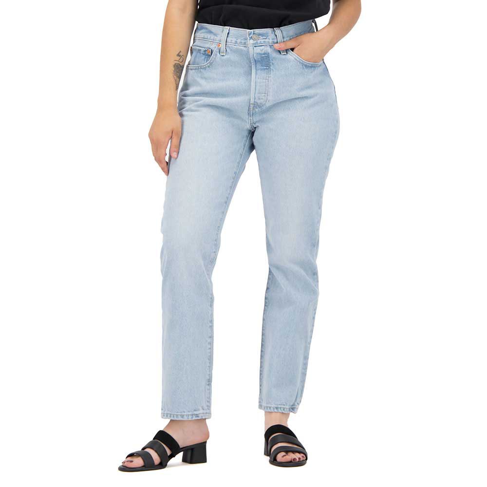 Levi´s ® 501 Crop Jeans Blå 23 / 26 Kvinde