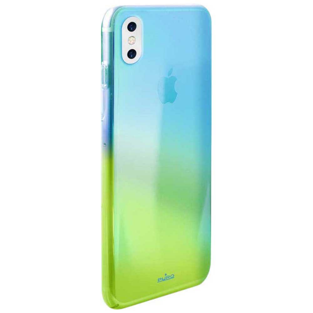 Puro Iphone Xs/x Hologram Case Grøn,Blå