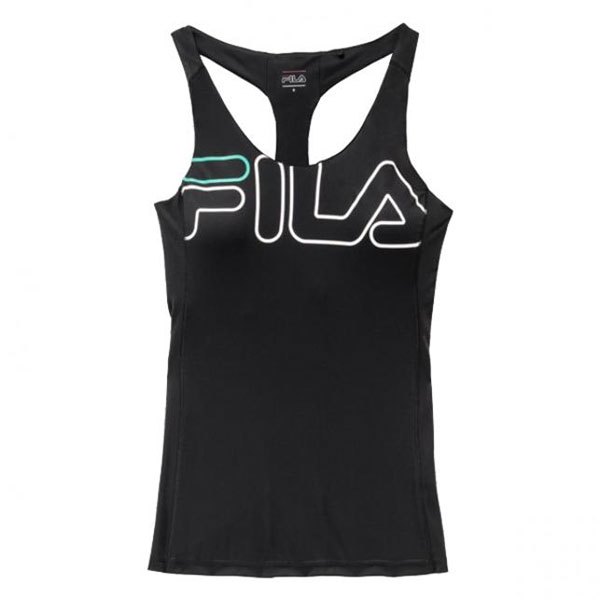 Fila Aisha Sleeveless T-shirt Sort XL Kvinde