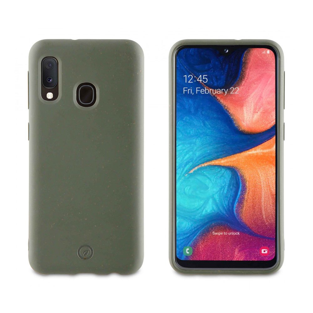 Muvit Case Samsung Galaxy A20e Bambootek Cover Grøn