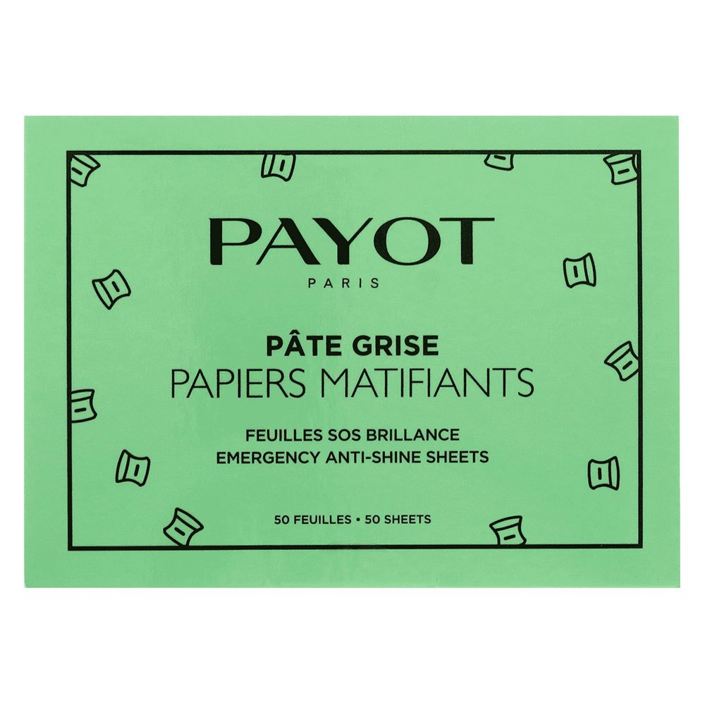 Payot Pâte Grise Papiers Matifiants Emergency Anti-shine Sheets 10x50 Units Grøn