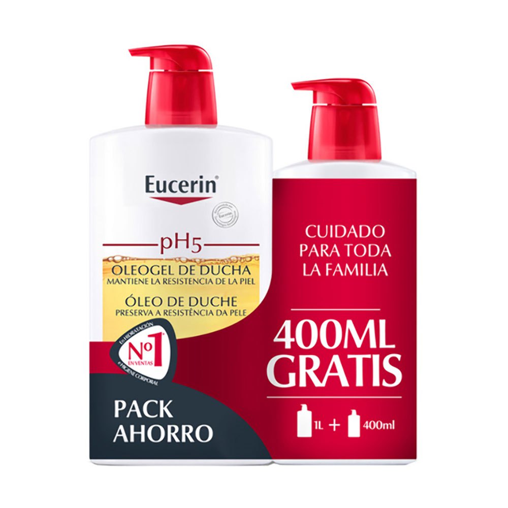 Eucerin Ph5 Oleo Ducha 1000ml+400ml Gel Hvid