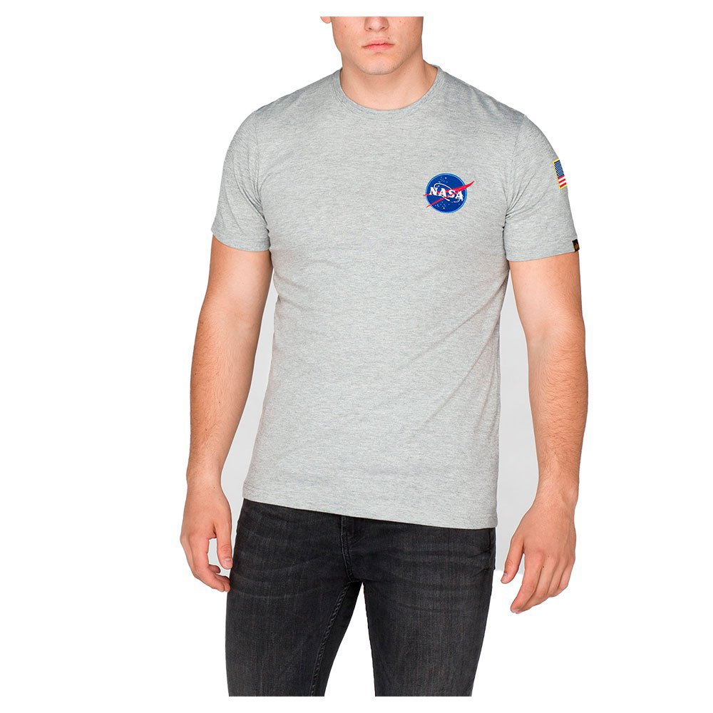 Alpha Industries Space Shuttle Short Sleeve T-shirt Grå 2XL Mand