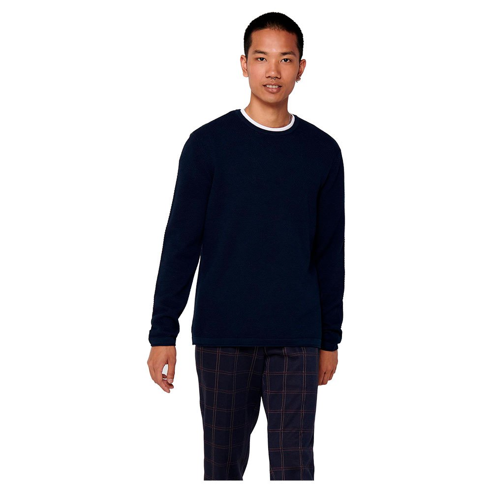 Only & Sons Panter Life 12 Struc Sweater Blå XL Mand