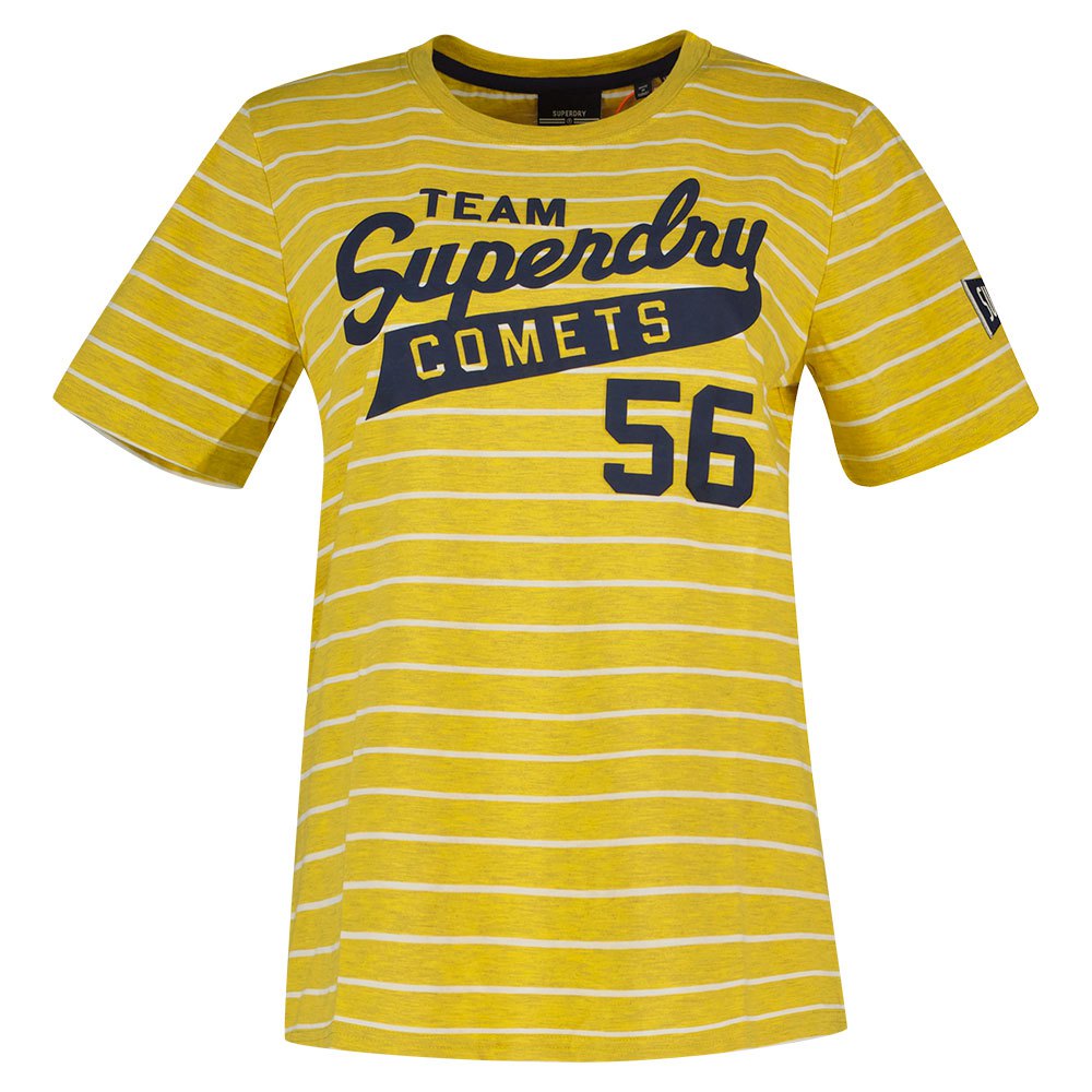 Superdry Trophy Series High Short Sleeve T-shirt Gul M Kvinde