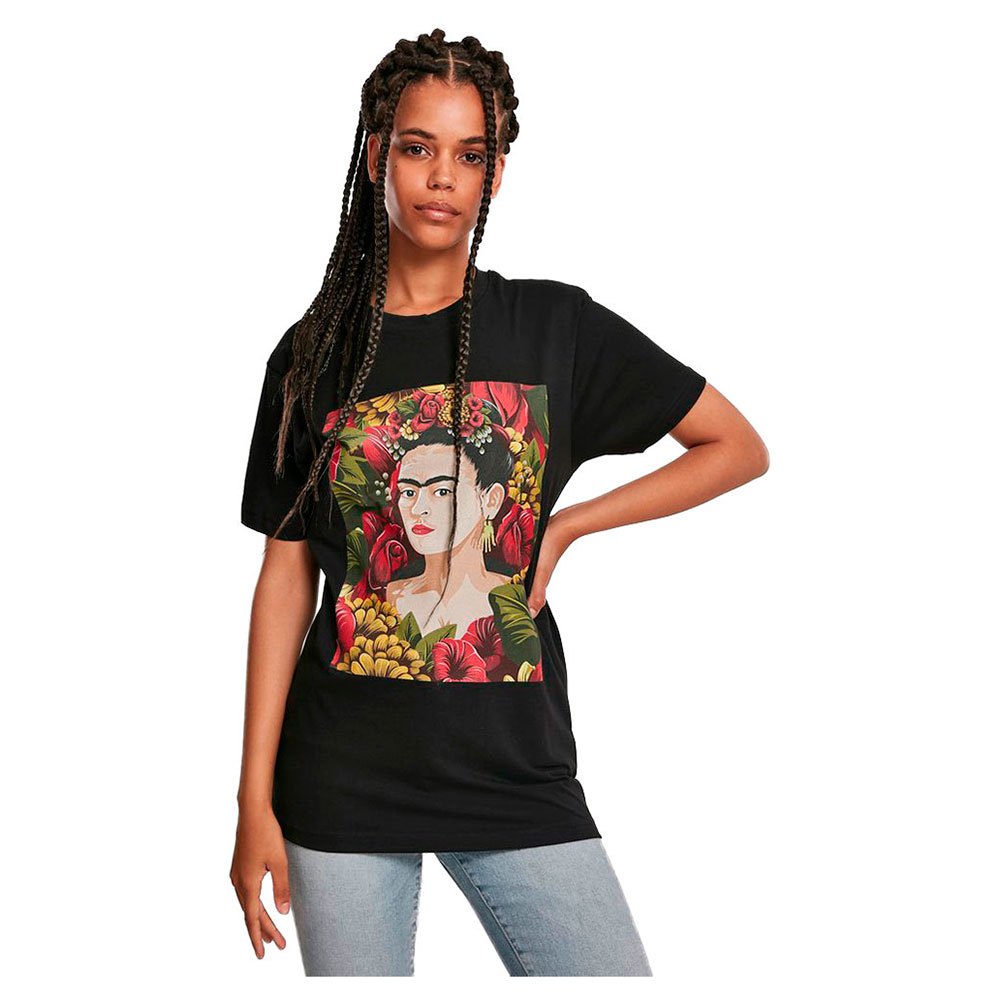 Urban Classics Frida Kahlo Short Sleeve T-shirt Sort S Kvinde