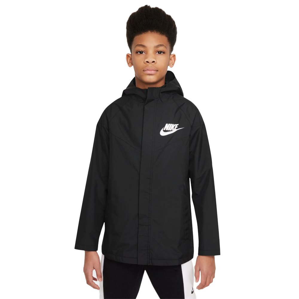 Nike Sportswear Storm Fit Windrunner Jacket Sort 13-15 Years Dreng