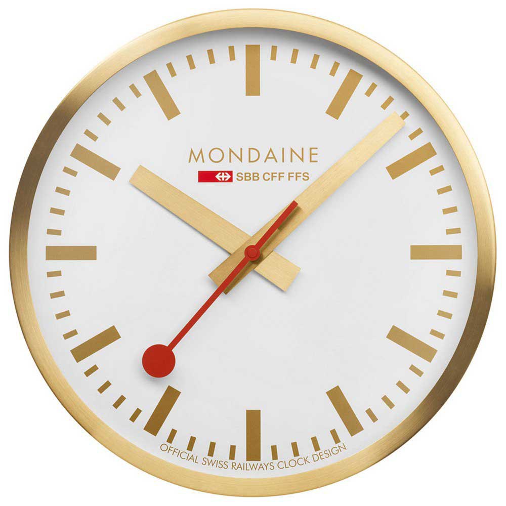 Mondaine Gold 40 Cm Watch Hvid