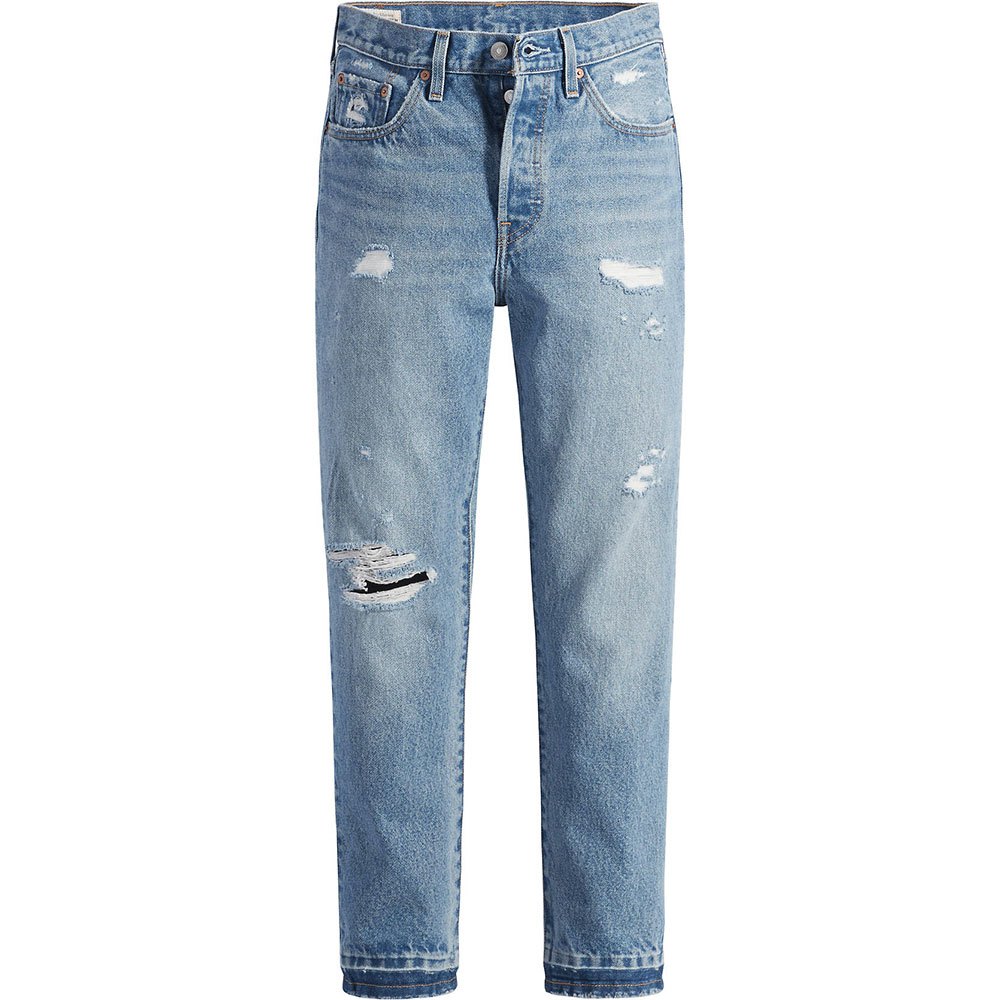 Levi´s ® 501 Crop Jeans Blå 24 / 28 Kvinde