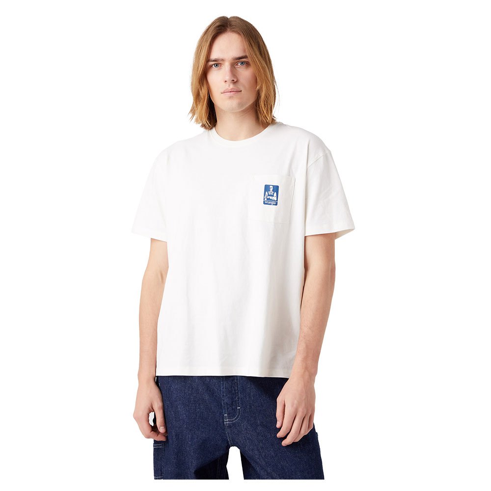 Wrangler Casey Jones Pocket Short Sleeve T-shirt Hvid S Mand