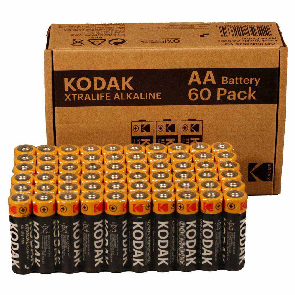 Kodak Xtralife Aa Alkaline Battery 60 Units Sort