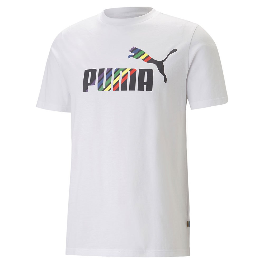 Puma Ess+ Love Is Love Te Short Sleeve T-shirt Hvid S Mand
