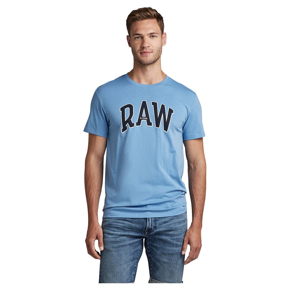 G-star Raw University Short Sleeve T-shirt Blå S Mand