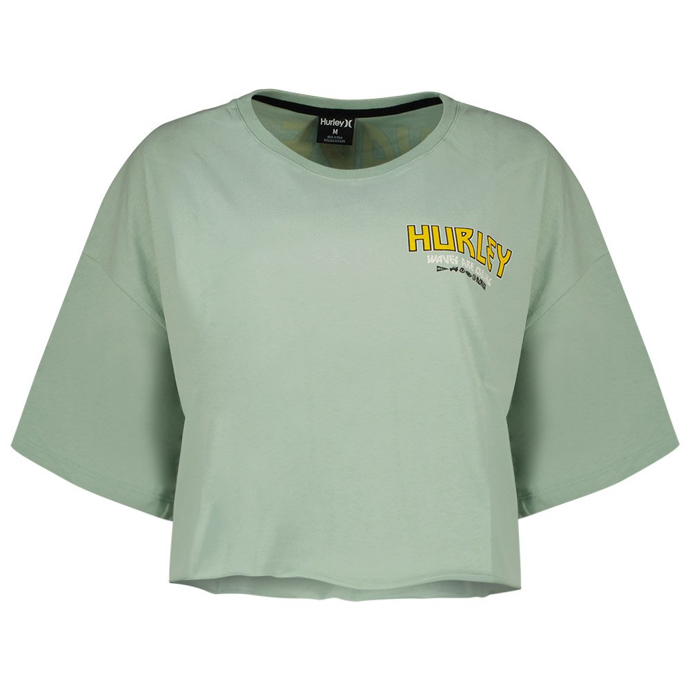 Hurley Oceancare Tour Back Print Short Sleeve T-shirt Grøn XS Kvinde