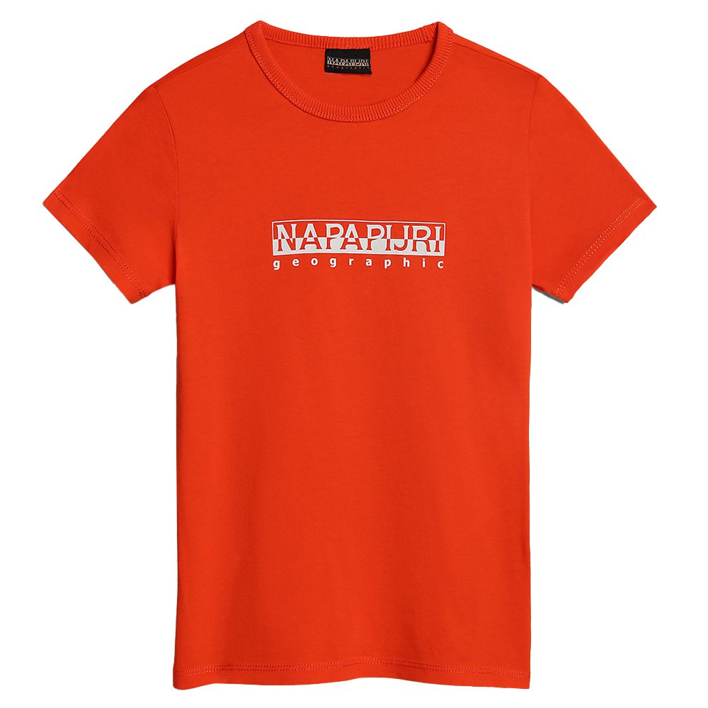 Napapijri S-box 1 Short Sleeve T-shirt Orange 10 Years Dreng