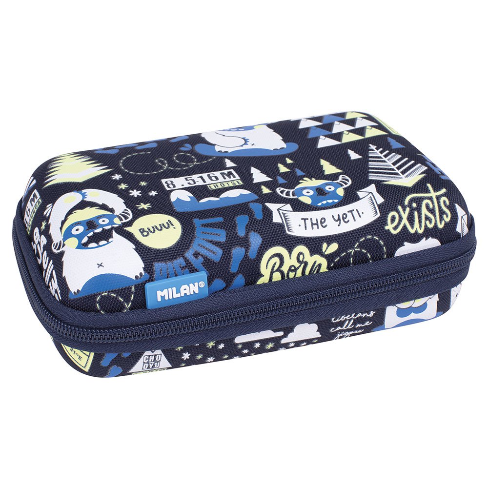 Milan Semi Rigid Kit With 2 Filled Pencil Cases The Yeti 2 Special Series Blå  Mand