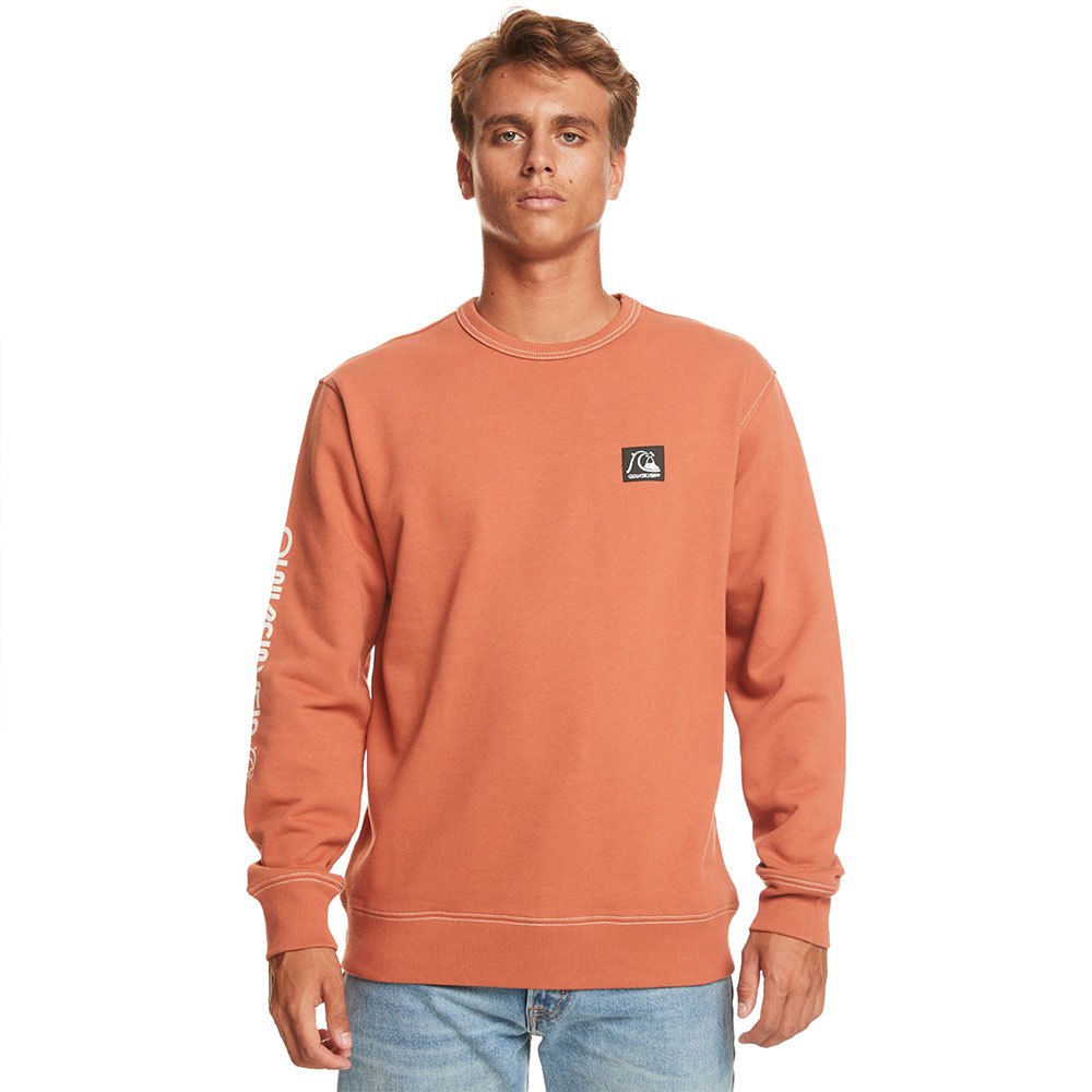 Quiksilver The Original Crew Sweatshirt Orange S Mand