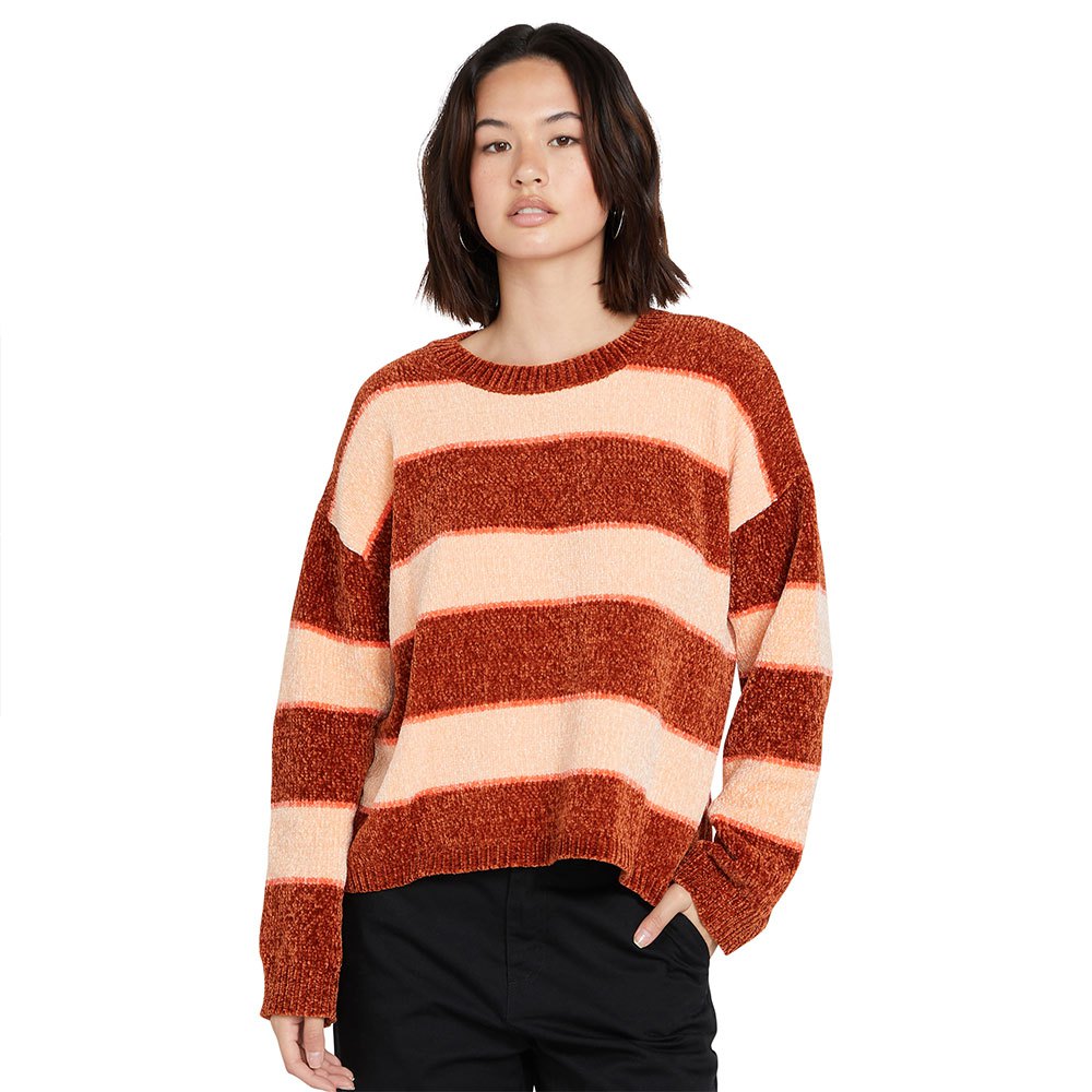 Volcom Bubble Tea Sweater Orange S Kvinde
