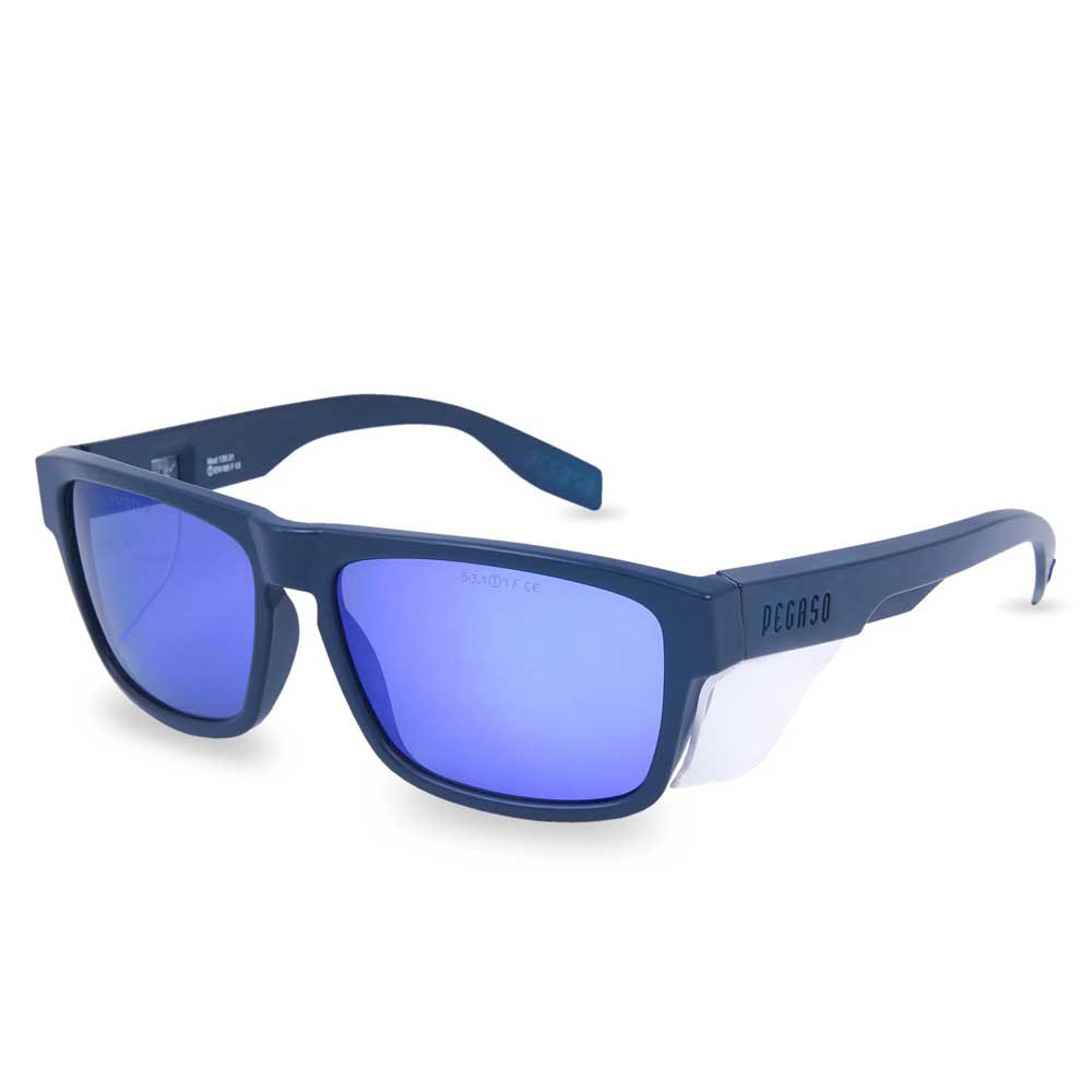 Pegaso Brave Solar Blue Mirror Pc Lens Protection Glasses Transparent