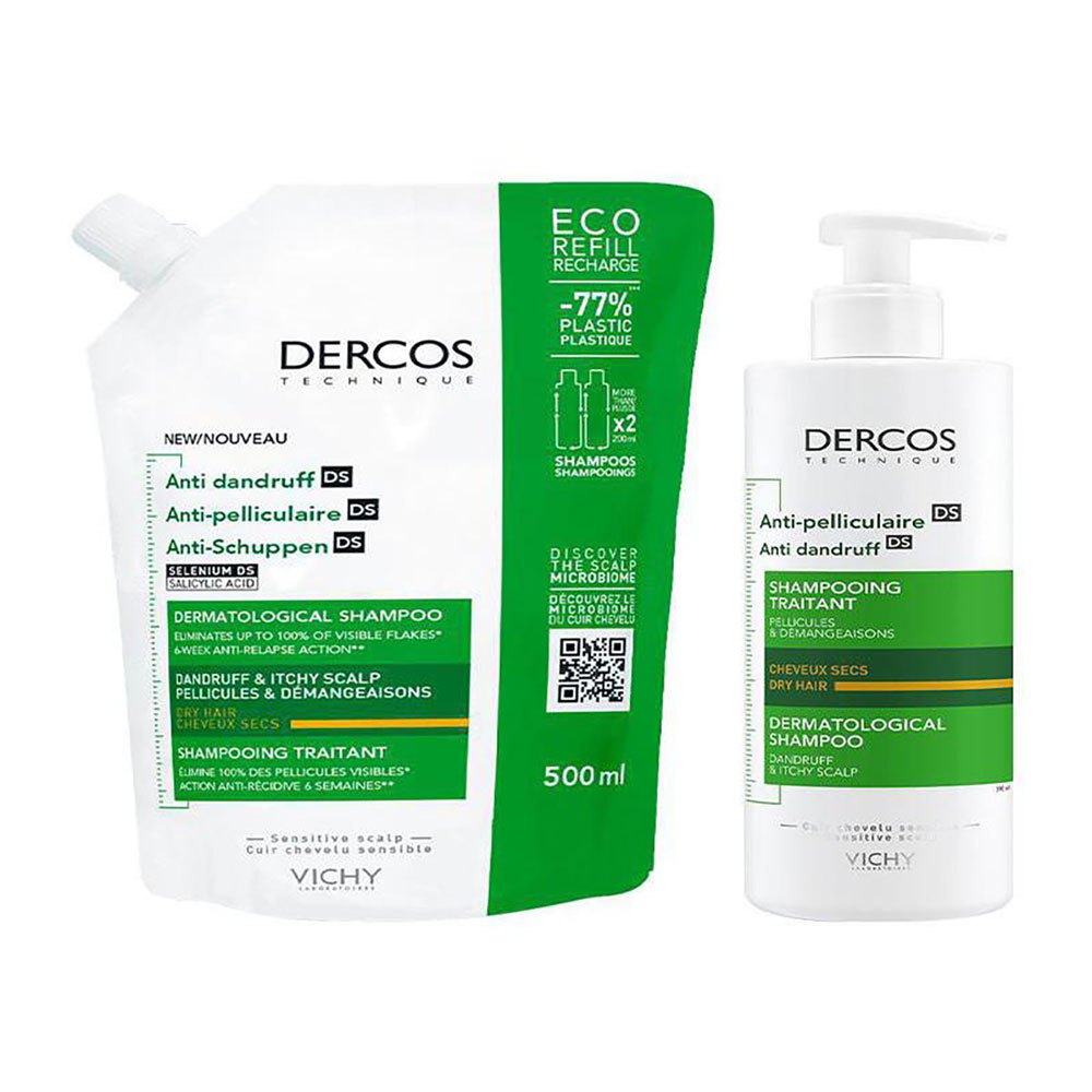 Vichy Dercos 400ml Anti-dandruff Shampoo Transparent