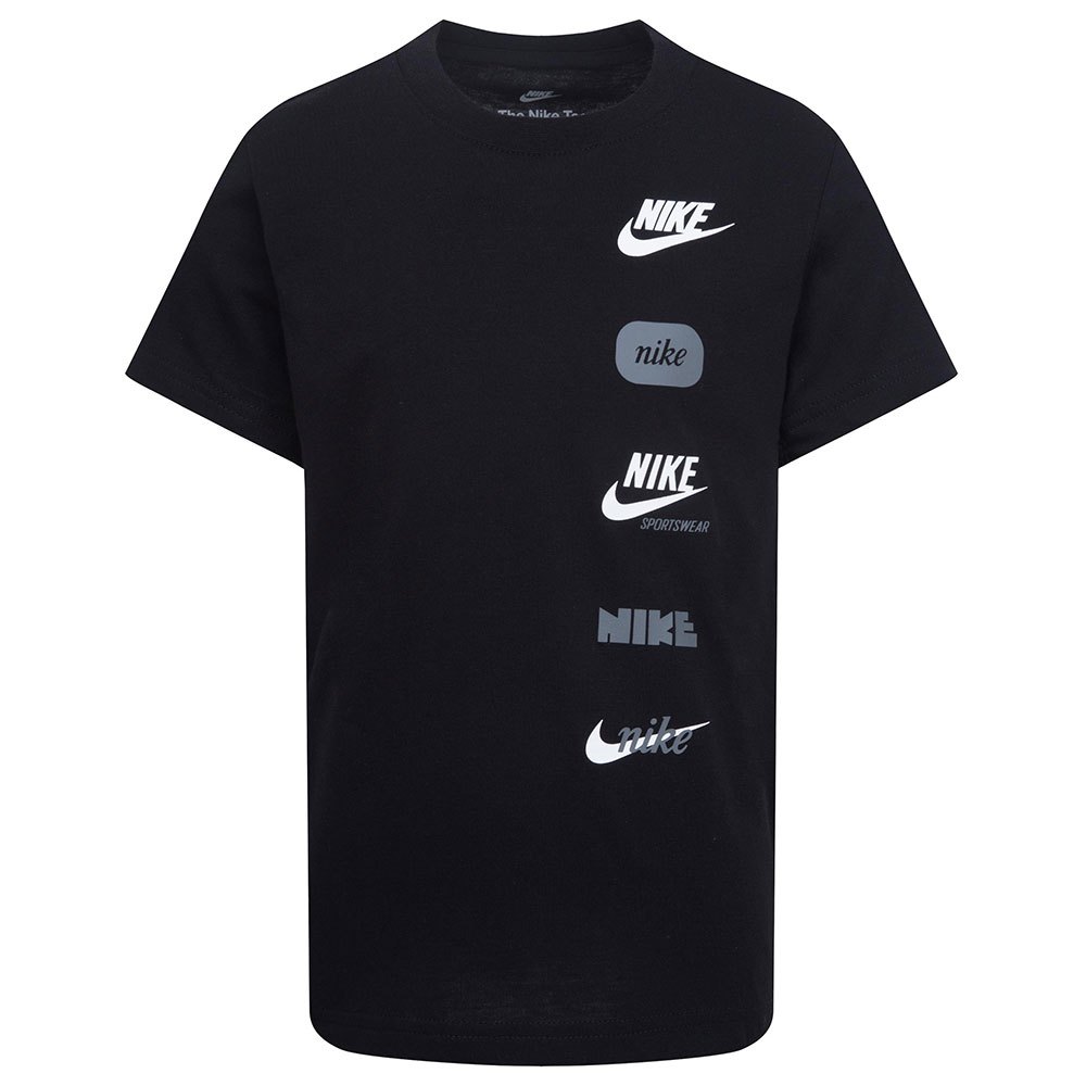 Nike Kids Club+ Badge Short Sleeve T-shirt Sort 24 Months-3 Years Dreng