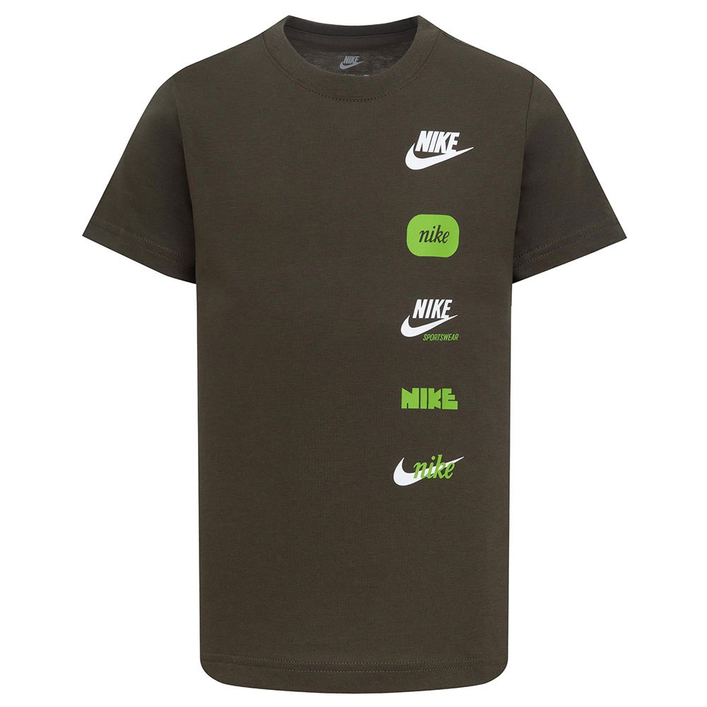 Nike Kids Club+ Badge Short Sleeve T-shirt Grøn 24 Months-3 Years Dreng