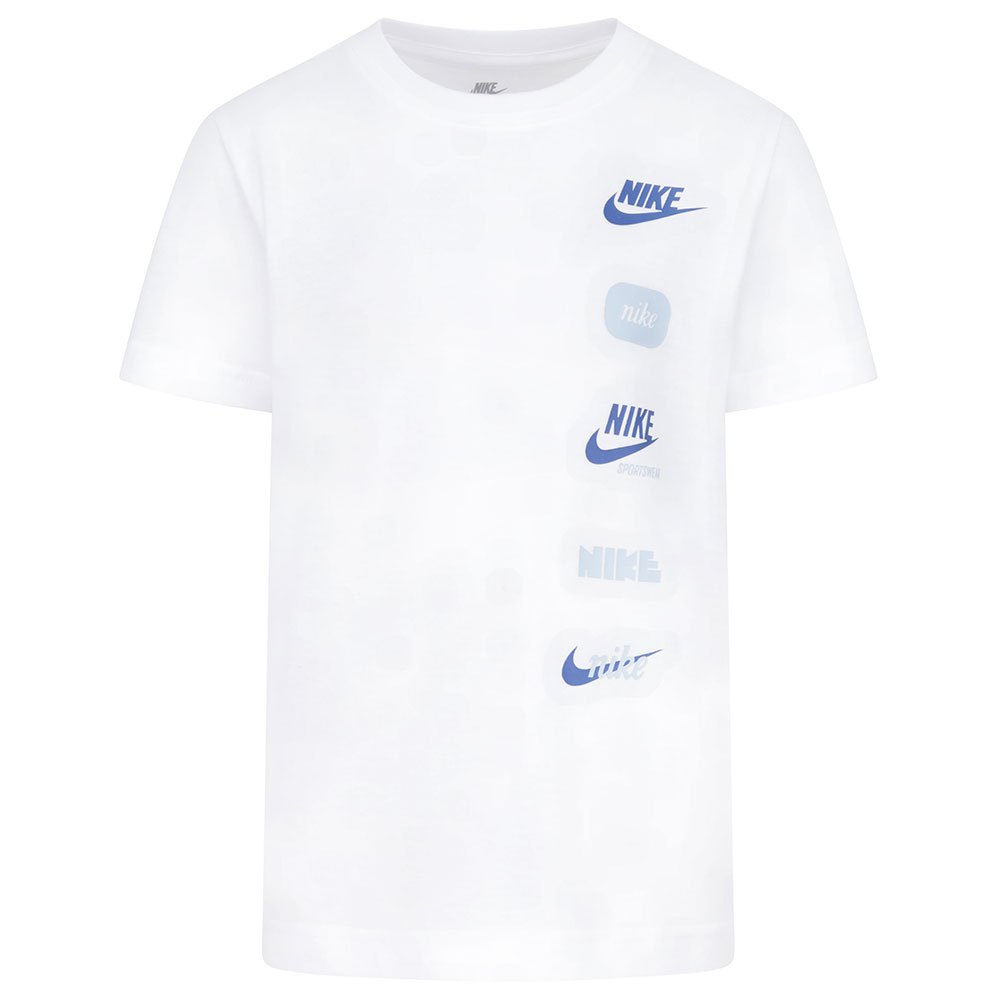 Nike Kids Club+ Badge Short Sleeve T-shirt Hvid 24 Months-3 Years Dreng